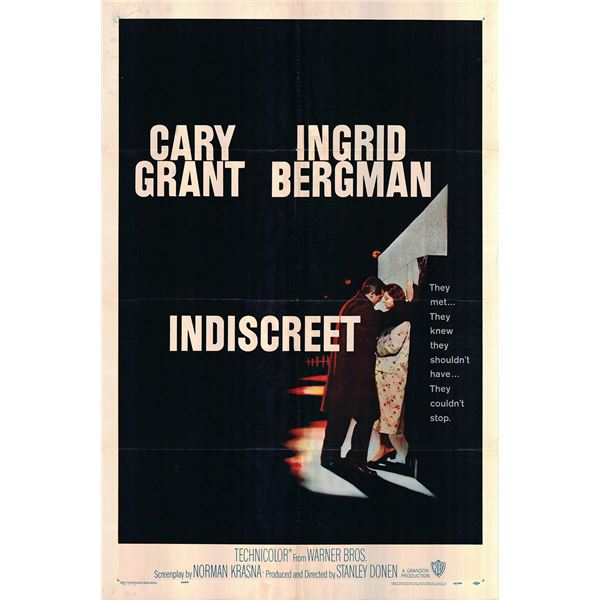 Indiscreet Original 1958 Vintage One Sheet Poster