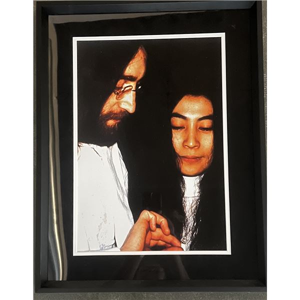 John Lennon Yoko Ono Framed original collection photo