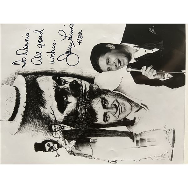 Jerry Lewis signed photo. GFA authenticated
