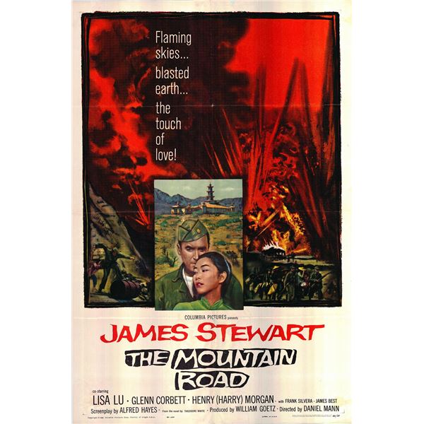 The Mountain Road Original 1960 Vintage One Sheet Poster