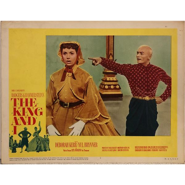 The King and I Original 1965R Vintage Lobby Card