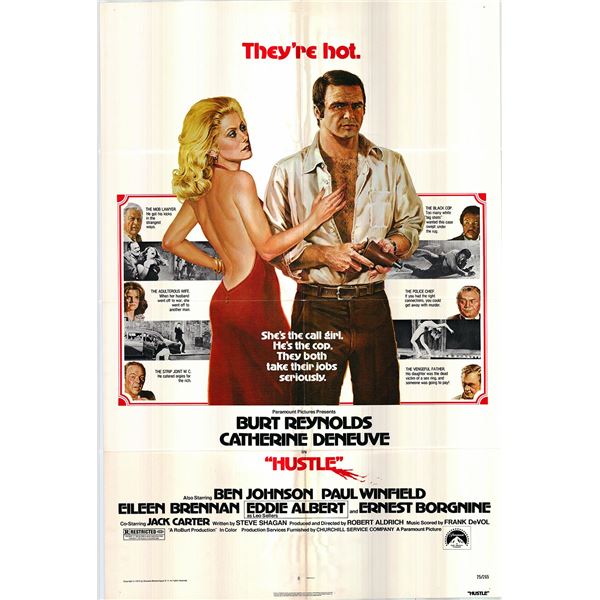 Hustle Original 1975 Vintage One Sheet Poster