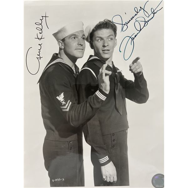 Frank Sinatra, Gene Kelly signed movie photo