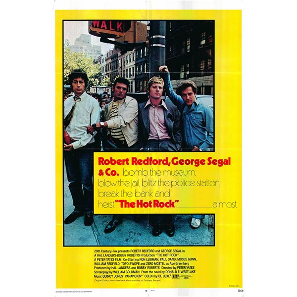 The Hot Rock Original 1972 Vintage One Sheet Poster