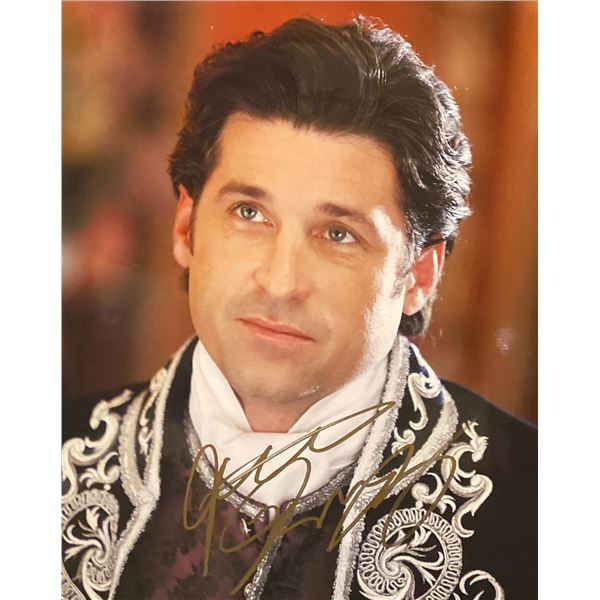 Enchanted Patrick Dempsey Signed Movie Photo