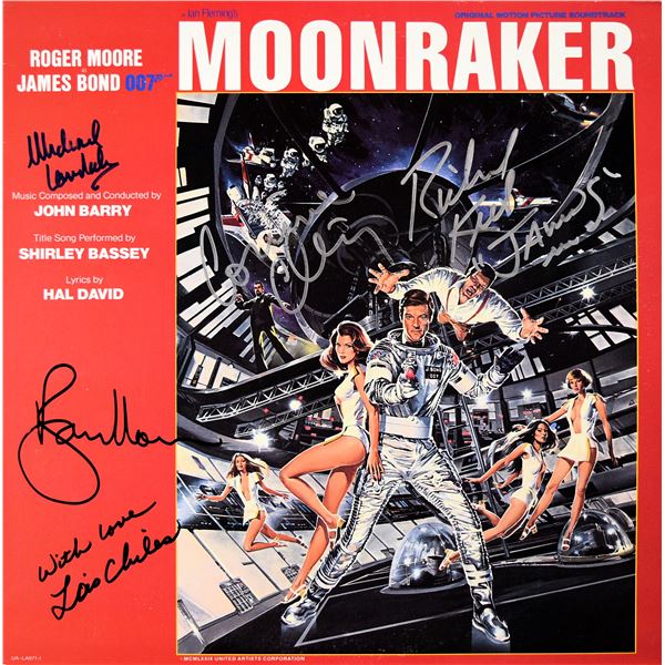 Moonraker signed soundtrack album