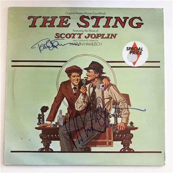 The Sting cast signed soundtrack