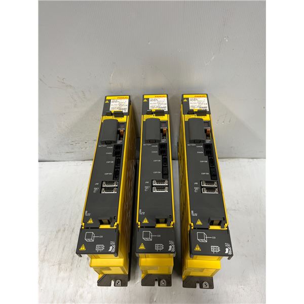 (3) Fanuc #A06B-6240-H105 Servo Amplifiers