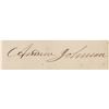 Image 3 : Andrew Johnson Document Signed as President