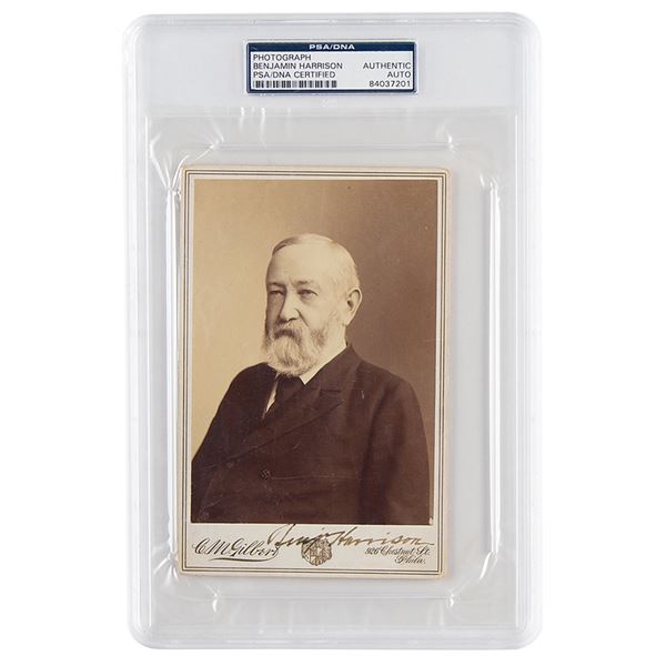 Benjamin Harrison Signed Photograph