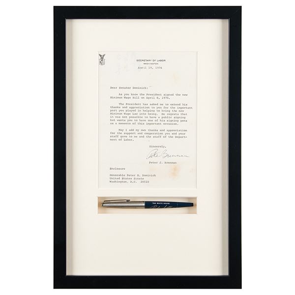 Richard Nixon Bill Signing Pen