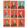 Image 1 : 1932 US Caramel (R114) Presidents Cards Lot of (9)