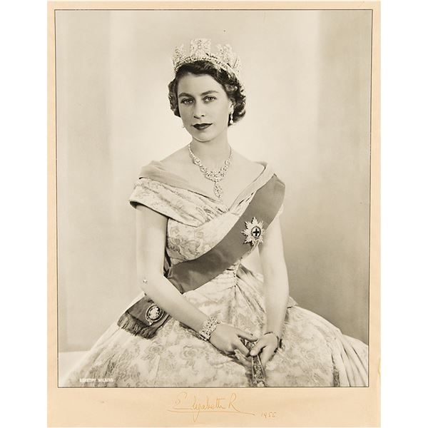 Queen Elizabeth II Signed Photograph