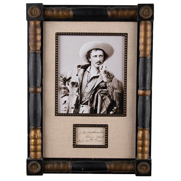 Texas Jack Omohundro Signature