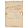 Image 1 : Aaron Burr Hand-Docketed Letter by Nicolas G. Dufief