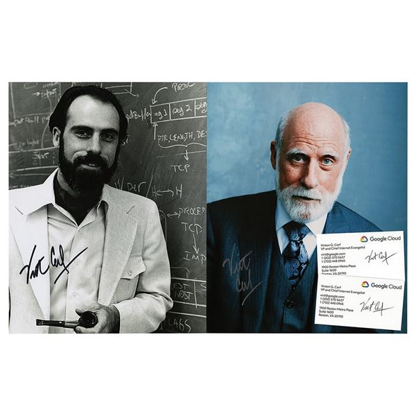 Vint Cerf (4) Signed Items