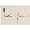 Image 1 : Indira Gandhi Signature