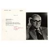 Image 1 : Philip Johnson Signed Photograph and Typed Letter Signed