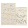 Image 1 : William Ordway Partridge (2) Autograph Letters Signed