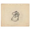 Image 1 : Preston Blair: Hyacinth Hippo (6) production drawings and (2) preliminary background drawings from F