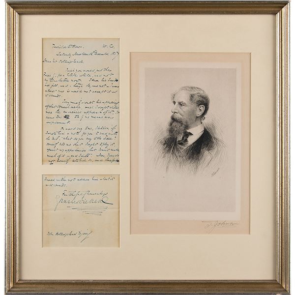 Charles Dickens Autograph Letter Signed