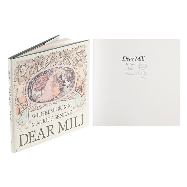 Maurice Sendak Signed Sketch in Book