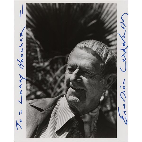 Erskine Caldwell Signed Photograph