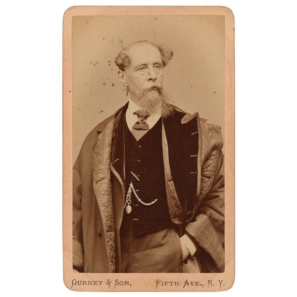 Charles Dickens Carte-de-Visite Photograph