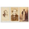 Image 1 : Alexandre Dumas, pere et fils (3) Carte-de-Visite Photographs