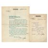 Image 1 : Robert Underwood Johnson (2) Typed Letters Signed