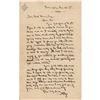 Image 1 : James Whitcomb Riley Autograph Letter Signed
