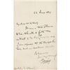 Image 1 : Bram Stoker and Henry Irving Letter Signed