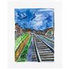 Image 2 : Bob Dylan (4) Signed 'Train Tracks' Giclee Prints