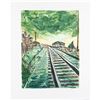 Image 4 : Bob Dylan (4) Signed 'Train Tracks' Giclee Prints