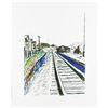 Image 8 : Bob Dylan (4) Signed 'Train Tracks' Giclee Prints