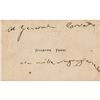 Image 1 : Giuseppe Verdi Annotated Calling Card