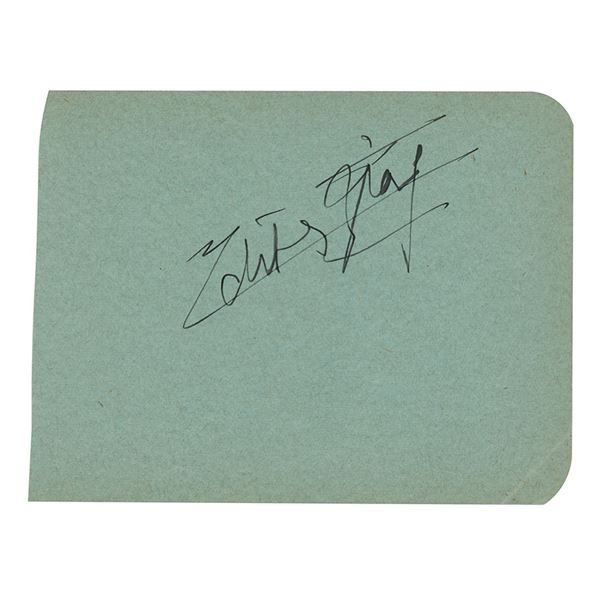 Edith Piaf Signature