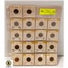 Image 1 : SHEET OF CIRCA 1920'S PENNIES CANADA