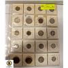 Image 1 : SHEET OF VINTAGE GERMAN COINS 1917 AND UP