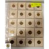 Image 1 : SHEET OF VINTAGE GERMAN COINS