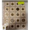 Image 1 : SHEET OF VINTAGE FRENCH COINS