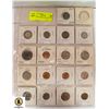 Image 1 : SHEET OF VINTAGE WORLD COINS