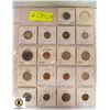 Image 1 : SHEET OF VINTAGE WORLD COINS