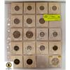 Image 1 : SHEET OF VINTAGE WORLD COINS