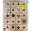 Image 1 : SHEET OF VINTAGE WORLD COINS