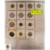 Image 1 : SHEET OF VINTAGE WORLD COINS
