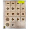 Image 1 : SHEET OF VINTAGE WORLD COINS