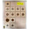 Image 1 : SHEET OF VINTAGE WORLD COINS