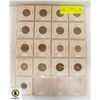 Image 1 : SHEET OF VINTAGE WORLD COINS