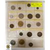 Image 1 : SHEET OF VINTAGE COINS & TOKENS